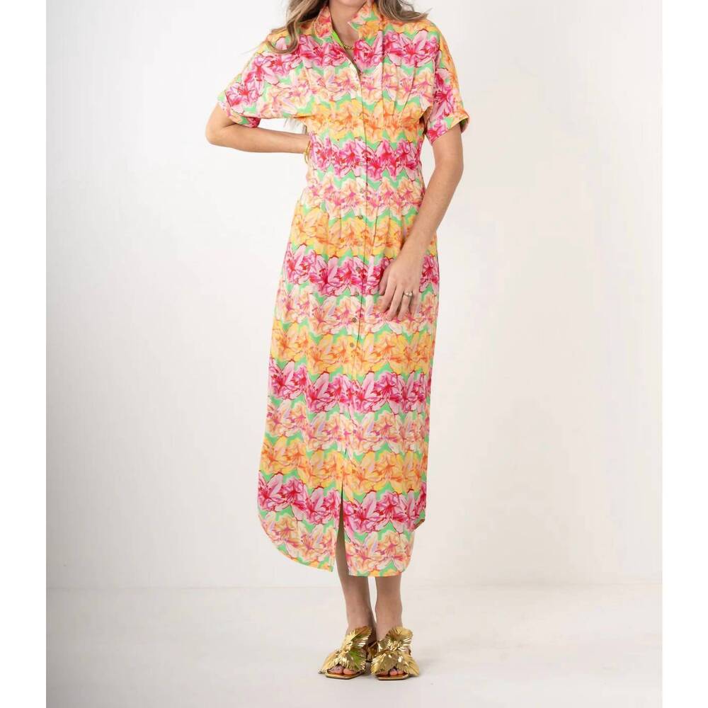 NEW EMILY MCCARTHY georgia dress in azalea